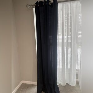 Navy blue curtains 50x84